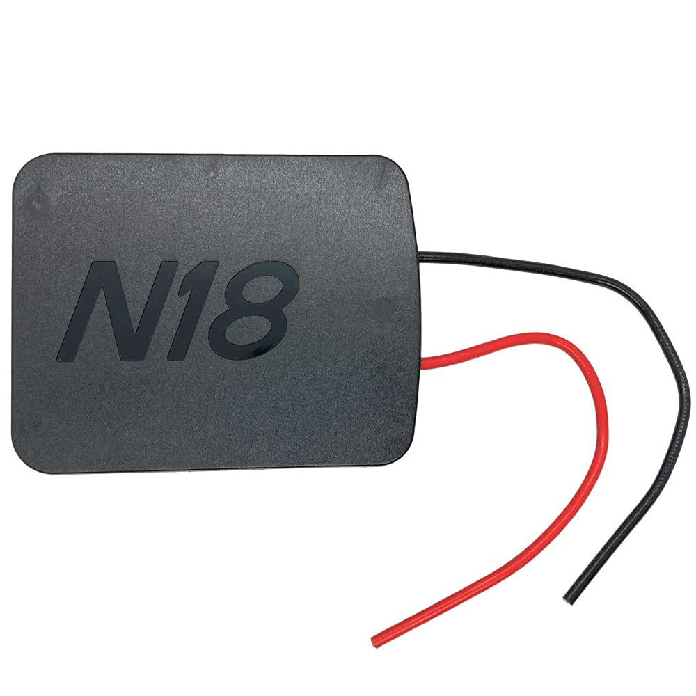 Qinizx Power Wheels Adapter For Milwaukee M18 Battery 18V Dock Power Mount Connector 12 Gauge Robotics, Diy M18 Li Ion Battery A